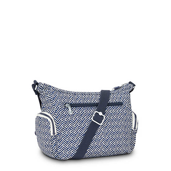 Kipling Gabbie Small Printed Crossbody Táska Szürke | HU 1146CT